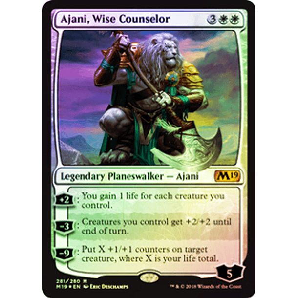 Ajani, Wise Counselor - M19 - M.