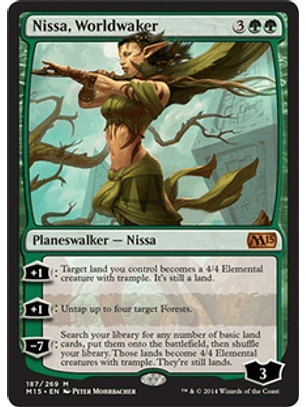 Nissa, Worldwaker - M15 - M.
