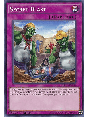 Secret Blast - MP16-EN104 - Common
