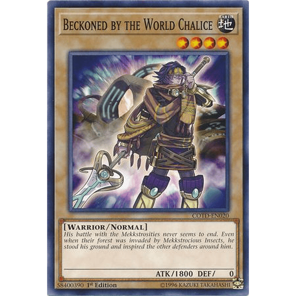 Beckoned by the World Chalice - COTD-EN020 - Common