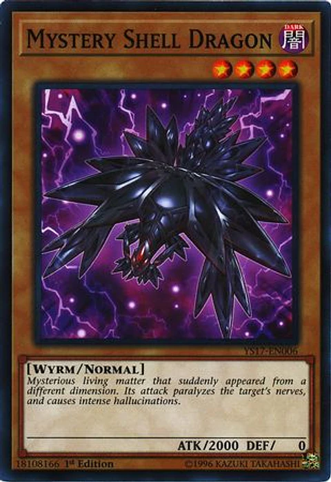 Mystery Shell Dragon - YS17-EN006 - Common 
