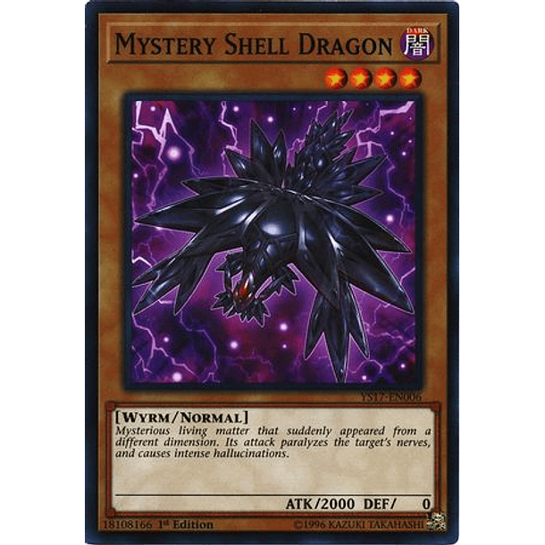 Mystery Shell Dragon - YS17-EN006 - Common 