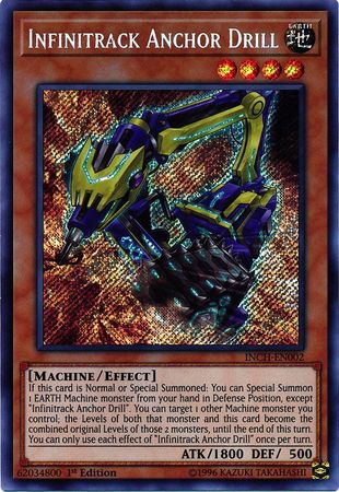 Infinitrack Anchor Drill - INCH-EN002 - Secret Rare 1
