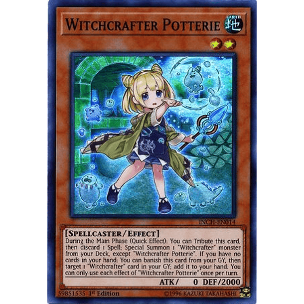 Witchcrafter Potterie - INCH-EN014 - Super Rare