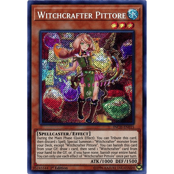 Witchcrafter Pittore - INCH-EN015 - Secret Rare