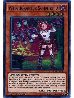 Witchcrafter Schmietta - INCH-EN016 - Super Rare 