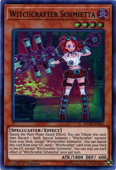 Witchcrafter Schmietta - INCH-EN016 - Super Rare 