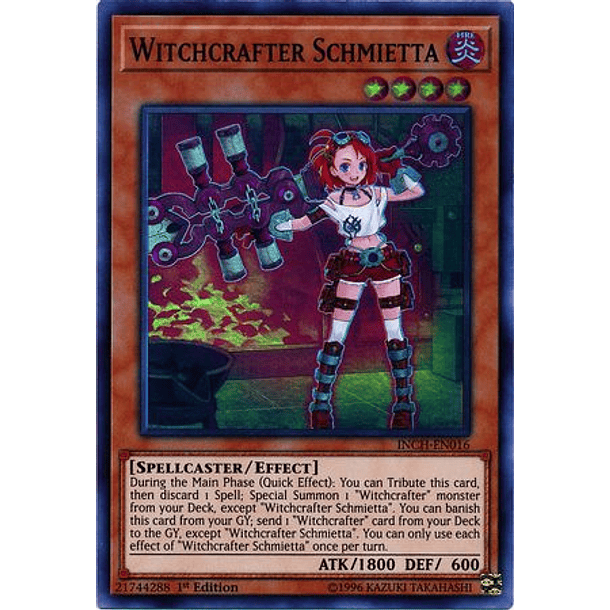 Witchcrafter Schmietta - INCH-EN016 - Super Rare 