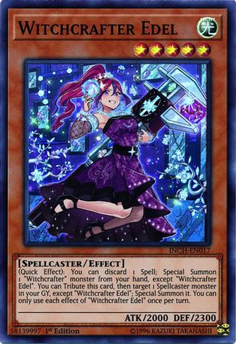 Witchcrafter Edel - INCH-EN017 - Super Rare