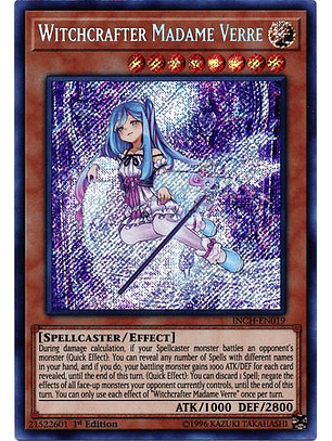 Witchcrafter Madame Verre - INCH-EN019 - Secret Rare 