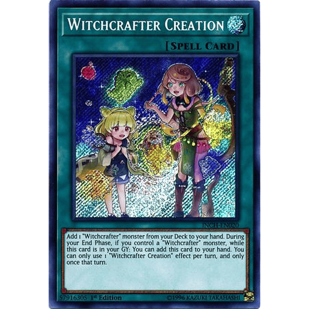 Witchcrafter Creation - INCH-EN020 - Secret Rare