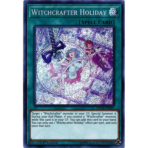 Witchcrafter Holiday - INCH-EN021 - Secret Rare 