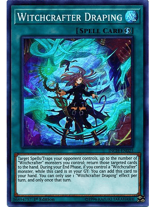 Witchcrafter Draping - INCH-EN023 - Super Rare