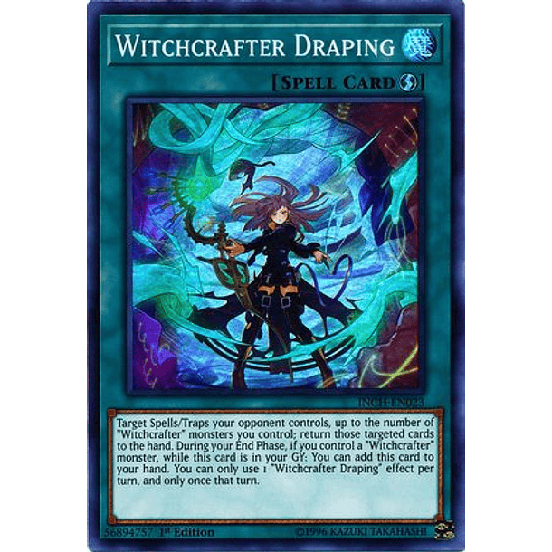 Witchcrafter Draping - INCH-EN023 - Super Rare