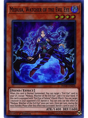 Medusa, Watcher of the Evil Eye - INCH-EN028 - Super Rare