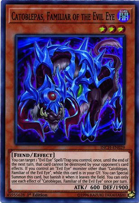 Catoblepas, Familiar of the Evil Eye - INCH-EN029 - Super Rare 