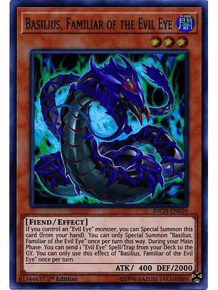 Basilius, Familiar of the Evil Eye - INCH-EN030 - Super Rare