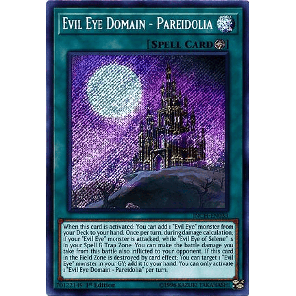 Evil Eye Domain - Pareidolia - INCH-EN033 - Secret Rare