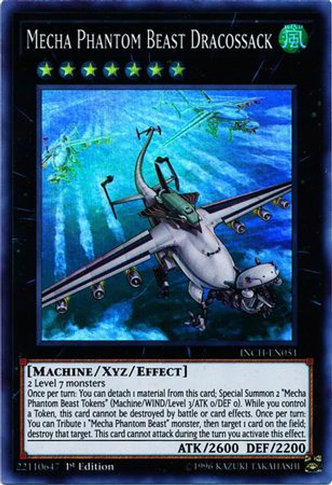 Mecha Phantom Beast Dracossack - INCH-EN051 - Super Rare 