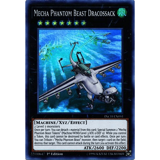 Mecha Phantom Beast Dracossack - INCH-EN051 - Super Rare 