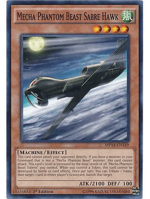 Mecha Phantom Beast Sabre Hawk - MP14-EN149 - Common