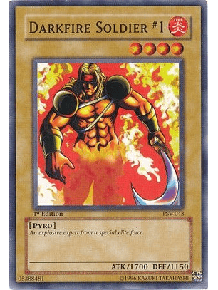 Darkfire Soldier #1 - PSV-043 - Common 