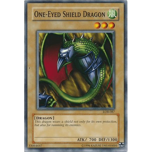 One-Eyed Shield Dragon - LOB-087 - Common