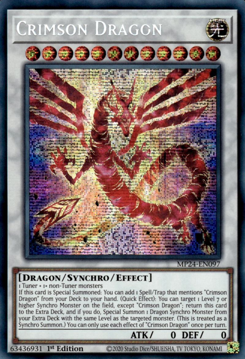 Crimson Dragon - MP24-EN097 - Prismatic Secret Rare 1