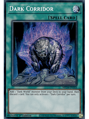 Dark Corridor - MP24-EN103 - Prismatic Secret Rare