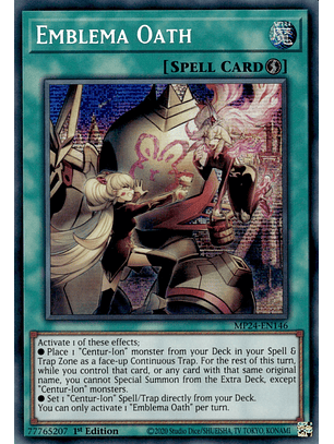 Emblema Oath - MP24-EN146 - Prismatic Secret Rare