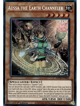 Aussa the Earth Channeler - MP24-EN061 - Prismatic Secret Rare