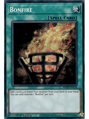 Bonfire - MP24-EN133 - Prismatic Secret Rare
