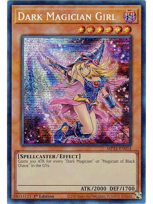 Dark Magician Girl (alternate artwork) - MP24-EN053 - Prismatic Secret Rare