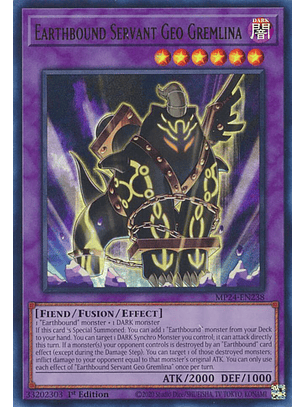 Earthbound Servant Geo Gremlina - MP24-EN238 - Ultra Rare 