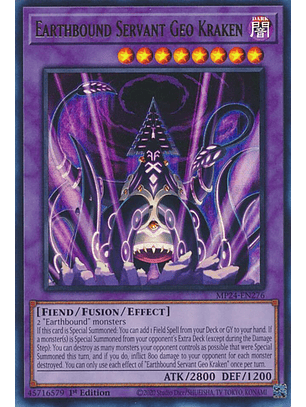 Earthbound Servant Geo Kraken - MP24-EN276 - Ultra Rare 