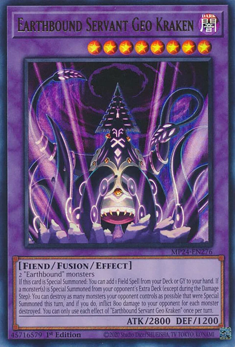 Earthbound Servant Geo Kraken - MP24-EN276 - Ultra Rare 