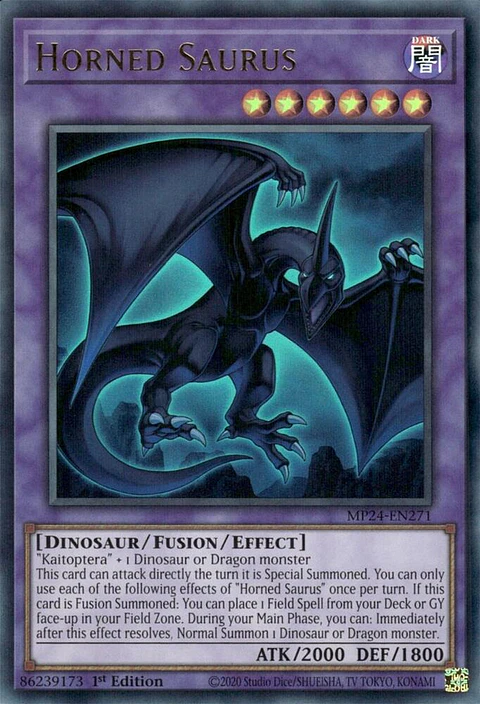 Horned Saurus - MP24-EN271 - Ultra Rare 
