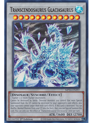 Transcendosaurus Glaciasaurus - MP24-EN297 - Ultra Rare 