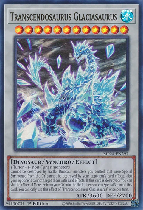 Transcendosaurus Glaciasaurus - MP24-EN297 - Ultra Rare 