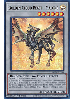 Golden Cloud Beast - Malong - MP24-EN203 - Ultra Rare