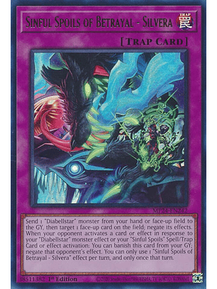 Sinful Spoils of Betrayal - Silvera - MP24-EN242 - Ultra Rare 