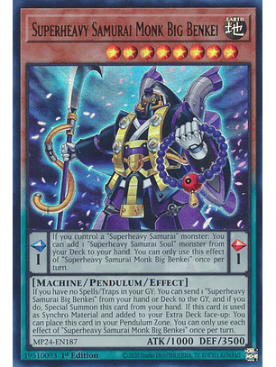 Superheavy Samurai Monk Big Benkei - MP24-EN187 - Ultra Rare 