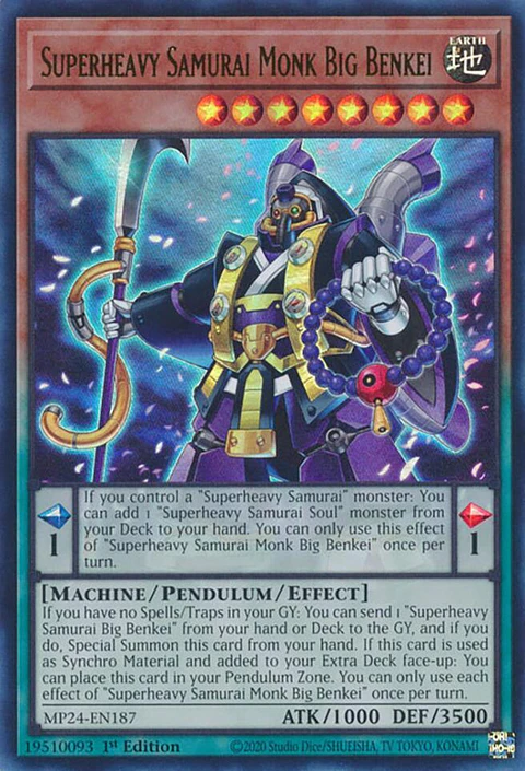 Superheavy Samurai Monk Big Benkei - MP24-EN187 - Ultra Rare 