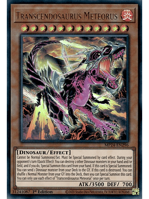 Transcendosaurus Meteorus - MP24-EN296 - Ultra Rare 