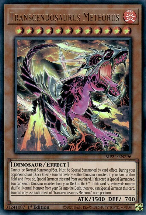 Transcendosaurus Meteorus - MP24-EN296 - Ultra Rare 