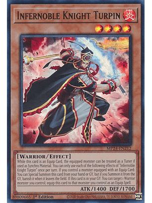 Infernoble Knight Turpin - MP24-EN212 - Ultra Rare 