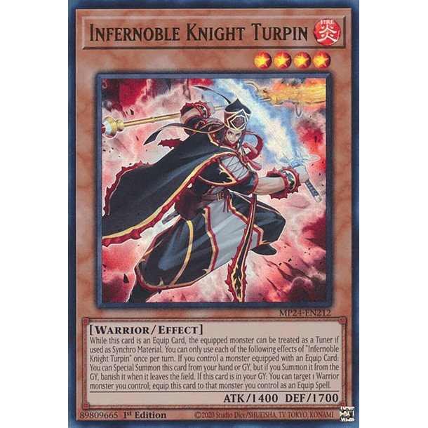 Infernoble Knight Turpin - MP24-EN212 - Ultra Rare 