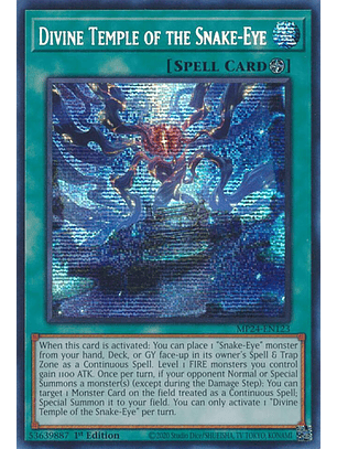 Divine Temple of the Snake-Eye - MP24-EN123 - Prismatic Secret Rare