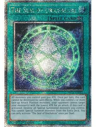 The Seal of Orichalcos - MP24-EN015 - Quarter Century Secret Rare