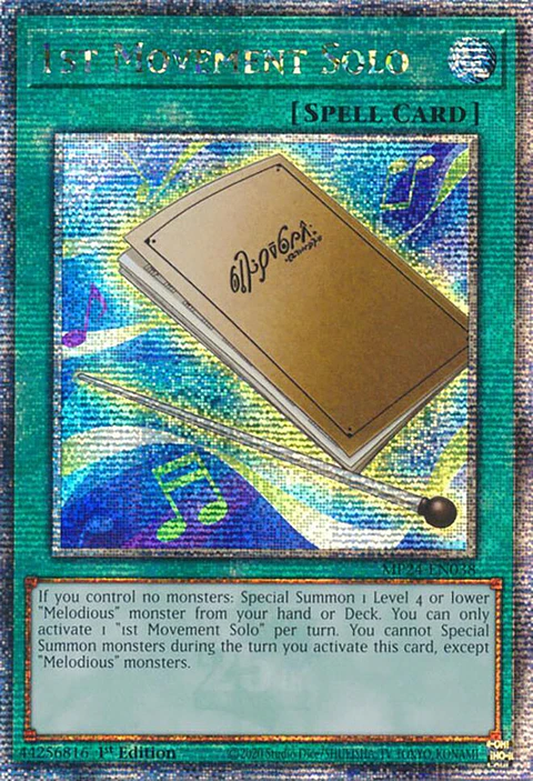 1st Movement Solo - MP24-EN038 - Quarter Century Secret Rare
